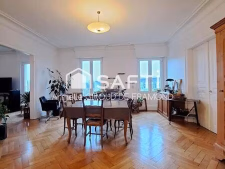 situé à mulhouse dans quartier agréable de daguerre-dornach  grand appartement lumineux  t