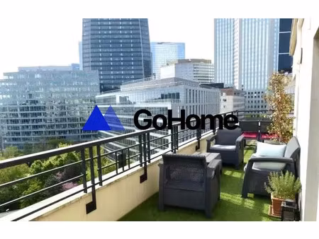 location meublée appartement 2 pièces 55 m² à courbevoie (92400)  1 460 €