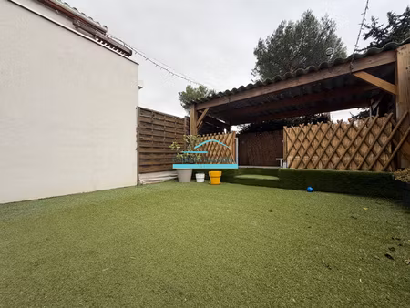 mireval  maison f3 avec jardin  garage  et parking