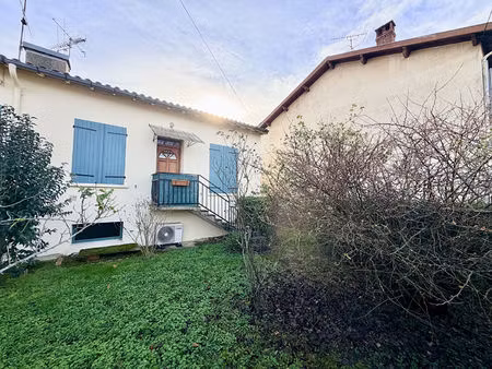 montgiscard centre - maison 3 pièces avec jardin