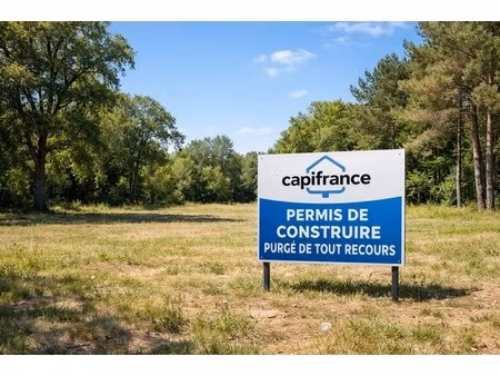terrain constructible avec permis de construire purgé surgeres