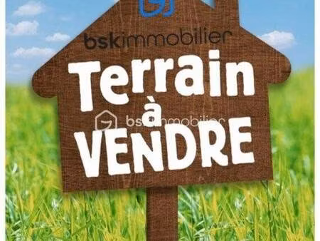 terrain constructible viabilisé à vendre