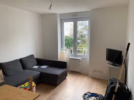 a louer brest rive droite t2 quartier calme vue mer