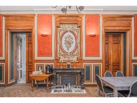 elégance intemporelle avec restaurant et chambres d'hôtes dans un manoir d'exception