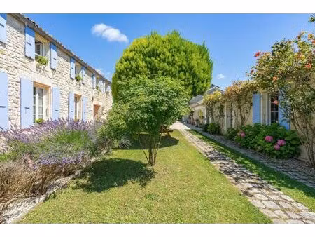 longère charentaise et son gîte au coeur du village
