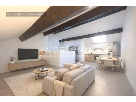 appartement 3 pièces 2 chambres avec jardin de 35 m² au coeur centre ville de la crau