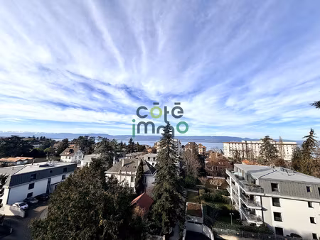 a vendre a thonon grand t2 vue lac