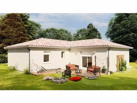 terrain avec maison neuve à vendre