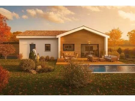 terrain avec maison neuve à vendre