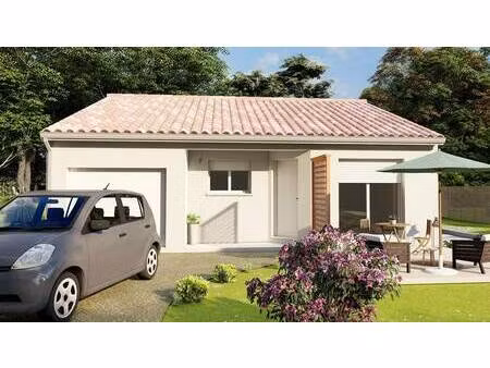 terrain avec maison neuve à vendre