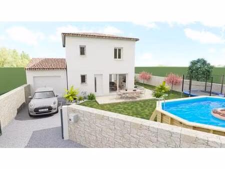 terrain avec maison neuve à vendre