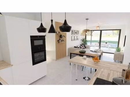 terrain avec maison neuve à vendre