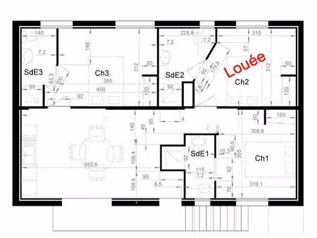 location maison colocation aux herbiers (85500) : à louer colocation / 70m² les herbiers