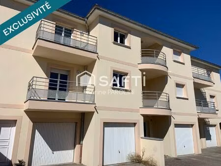t4 vendu avec garage double – centre village