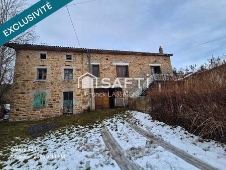 maison en pierres 3 chambres avec terrain