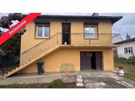 plein centre lévignac villa t4 jardin 469m² garage sous sol