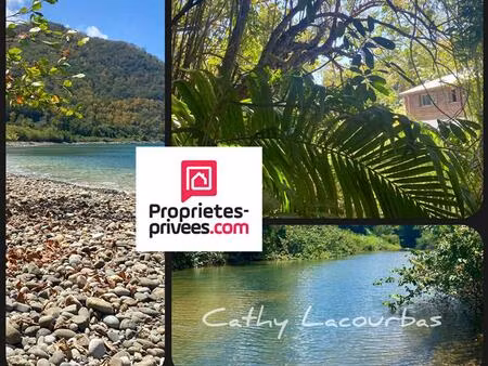 terrain 4000 m2 accès littoral -pointe noire  guadeloupe