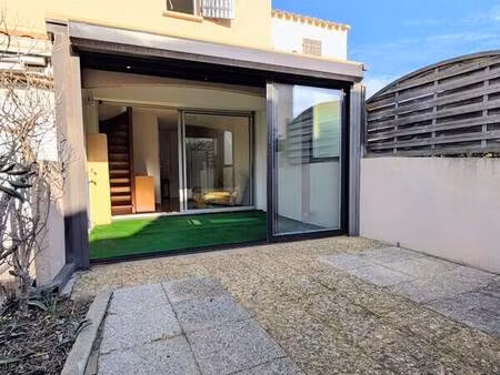 maisonnette au port de barcarès - terrasse et parking