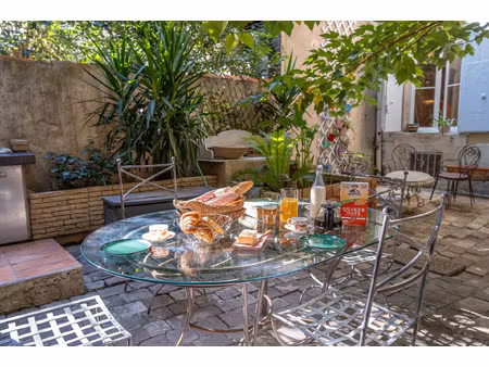 maison  appartement  et atelier + un grand extérieur ombragé