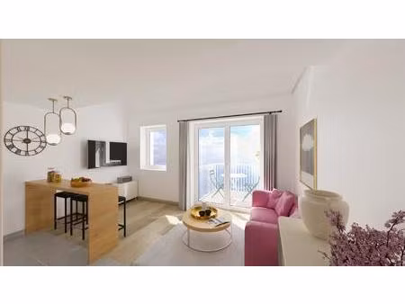 nice rimiez 2 pièces dernier etage entièrement rénové avec b