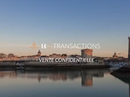 maison de caractère d'exception à la rochelle