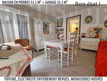 maison 54 m² rénovée + garage - factures !