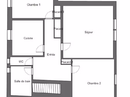 29520 châteauneuf du faou appartement 2 chambres 77 m² proche tous commerces