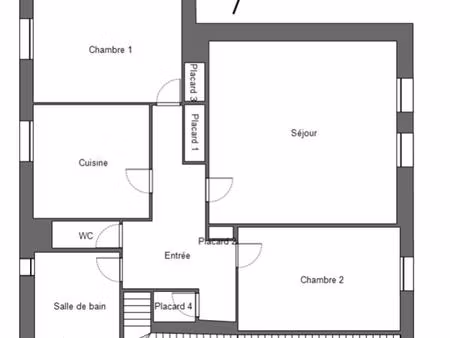 29520 châteauneuf du faou appartement 2 chambres 93 m² proche toutes commodités