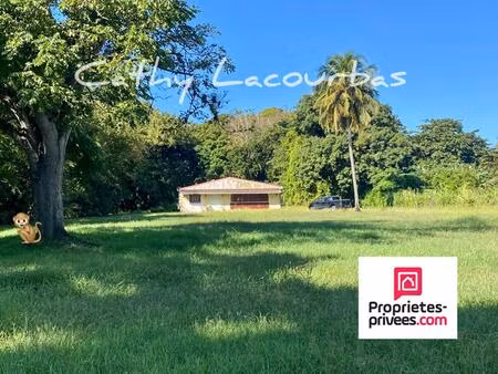 maison à rénover sur 5000 m² de terrain constructible - pointe noire