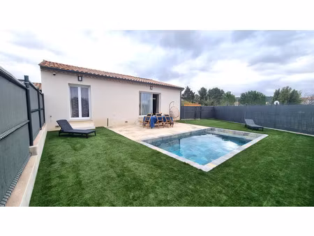 maison récente de plain pied 4 pièces à nages et solorgues (30)