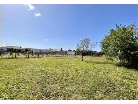 vente terrain 500 m² castres-gironde (33640)