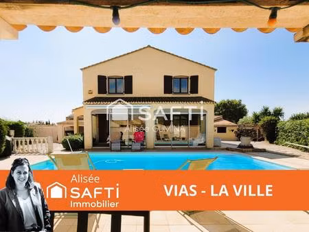 vias - à 10min des plages à vélo