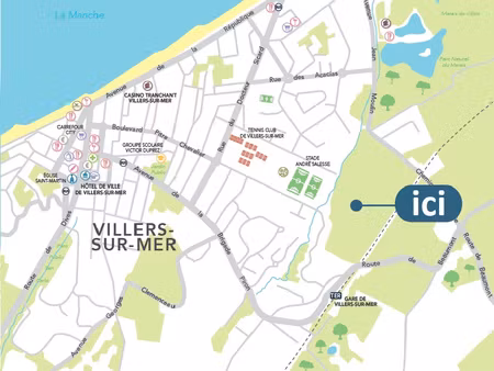 achat appartement 3 pièces 60m² villers sur mer 14640