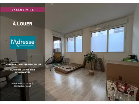 location appartement 3 pièces  64.00m²  nantes