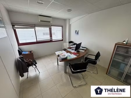 location bureau 130m2 pérols 34470 - 1408 € - surface privée