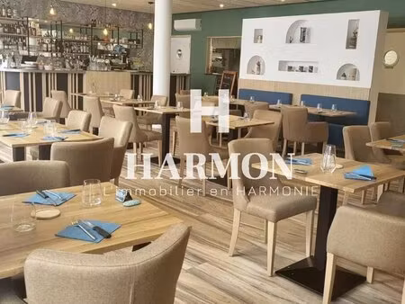 harmon à céder – fonds de commerce de restaurant – licence iv – belle terrasse – rénové – 