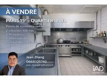 vente restaurant 110 m²
