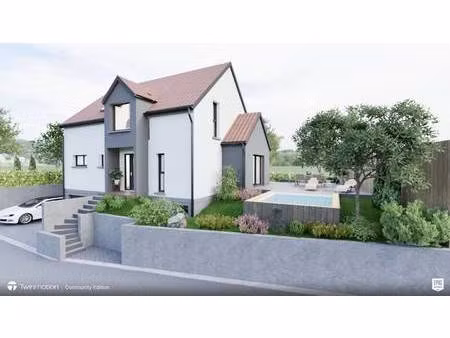 terrain avec maison neuve à vendre