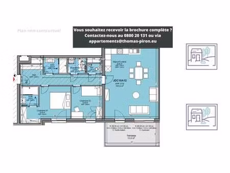 appartement à vendre à boulevard de wallonie 4 louvain-la-neuve (vbd72264)