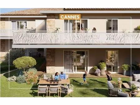 vente appartement neuf 2 pièces 50m2 cannes - 389000 € - surface privée