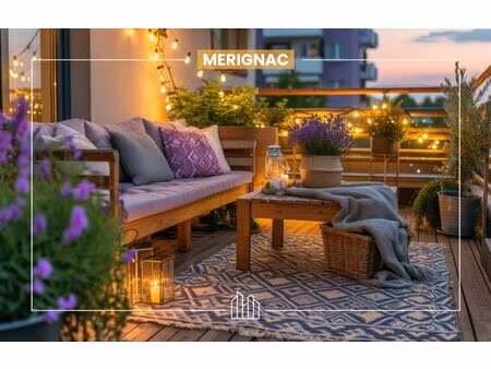 vente appartement neuf 4 pièces 77m2 mérignac - 399000 € - surface privée