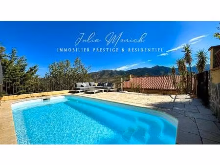 belle vue sur les montagnes  garage et piscine