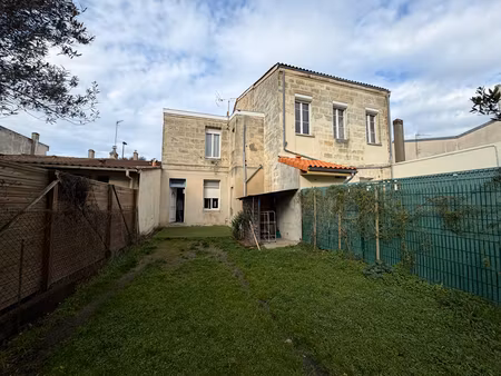 bordeaux nansouty - immeuble pierre avec 2 appartements  jardin et cave