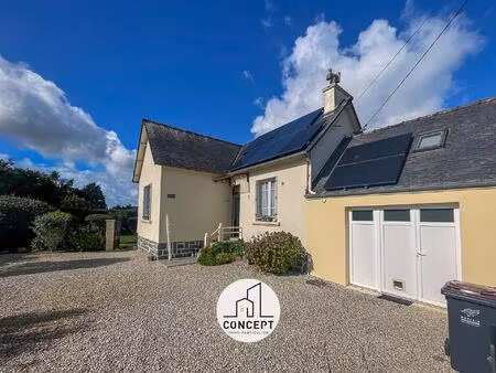 596 - a vendre - maison en viager occupé 61 m2 - plougonven
