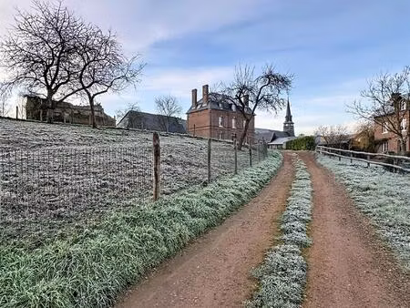 calvados - pays d’auge – livarot – superbe maison bourgeoise à toit mansart style 1900