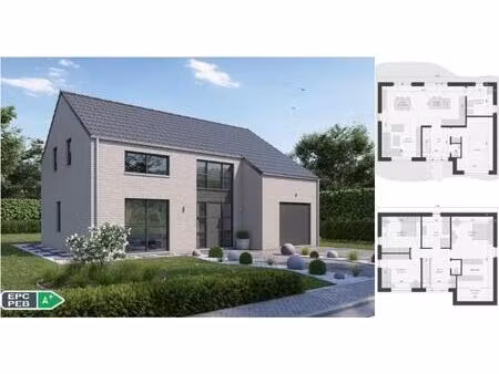 maison à vendre avec garage et 3 chambres   deux-acren (vbd72590)