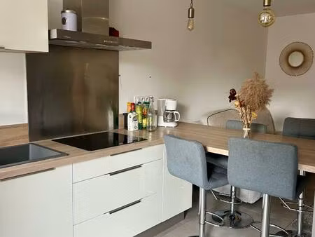 charmante petite maison jumelée - t2 meublée secteur decines - charpieu