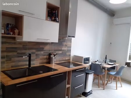 t2 meublé sécurisé 37m² proche centre ville  rempart  léonard de vinci  perrimond  st cass