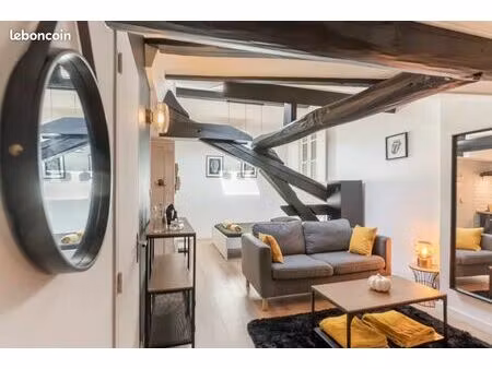 studio meublé climatisé – location moyenne durée (bail mobilité) – internet inclus