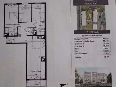t4 neuf emplacement strategique
